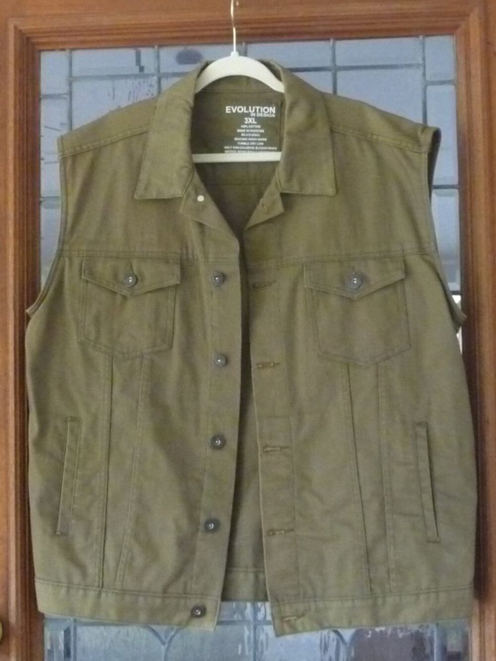 GREEN UTILITY VEST SIZE 3XL EVOLUTION IN DESIGN